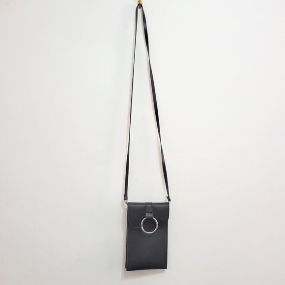 Faux Leather Cell Phone Crossbody Bag - Picture 2 of 7